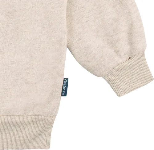 Vista 4 de Gerber Conjunto de sudadera y pantalón deportivo de forro polar de 2 piezas para bebé niña