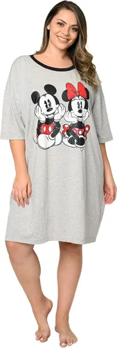 Vista 8 de Disney Camiseta de dormir para mujer, estampado de Mickey Minnie Mouse talla única y grande