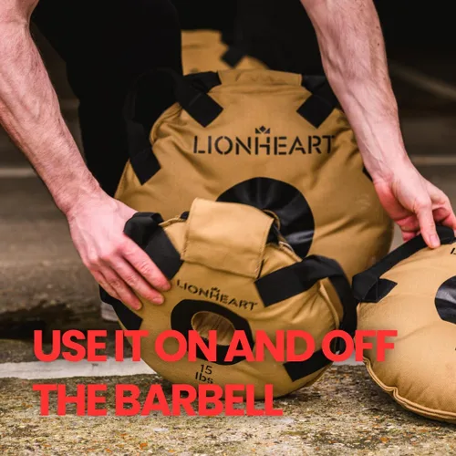 Vista 7 de Lionheart Sand Bag Weight Plates Set Sandbags for Working Out Home Gym Bumper Plates Travel-Friendly Sandbag for Fitness & Weight Training