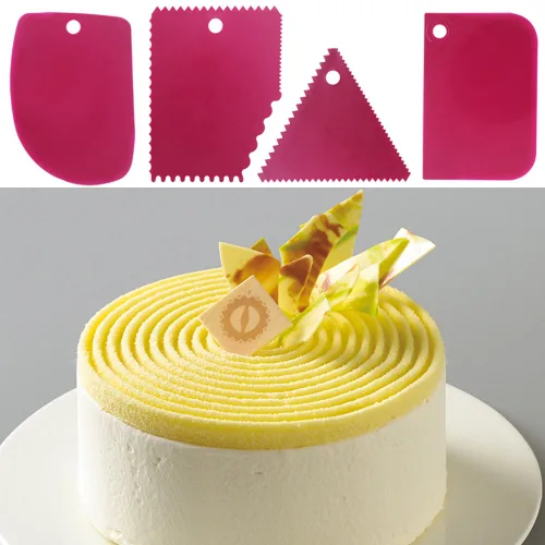Vista 4 de DaKuan Fabulous - Kit de raspador de pasteles más suave y fondant, 6 piezas de raspadores decorativos y 16 herramientas de modelado y escultura