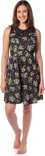 Vista 2 de Seven Times Six Sailor Moon - Vestido de cosplay con estampado de arco y luna para mujer
