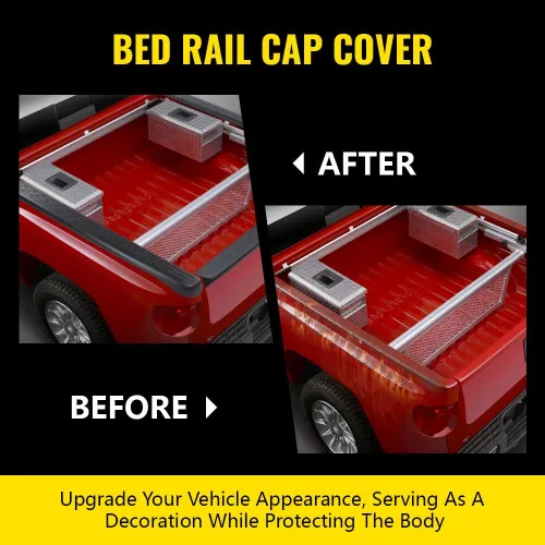 Vista 7 de Tapas para rieles de cama compatibles con Chevy Silverado 1999 2000 2001 2002 2003 2004 2005/GMC Sierra 1500 izquierda del conductor y lado derecho