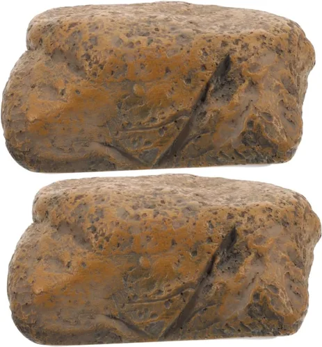 Vista 10 de jojofuny Hidden Key Holder outside Fake Rock for Key Hider Large Outdoor Storage