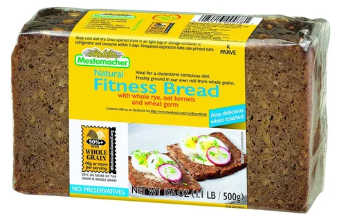 Vista 4 de Mestemacher Pan de Grano Entero (Fitness, 17.6 oz, paquete de 2)