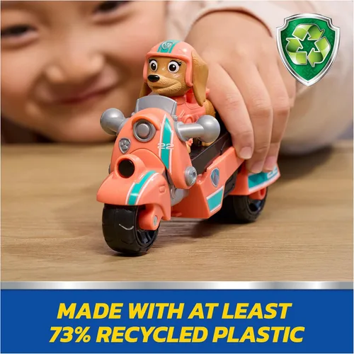 Vista 3 de Paw Patrol Liberty Rescue Motorcycle Bike Toy and Action Figure