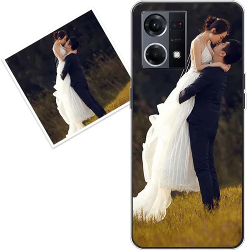 Vista 156 de Funda personalizada compatible con Oppo A1 Pro, fundas de teléfono personalizadas con imagen de foto, imagen de texto, cubierta transparente
