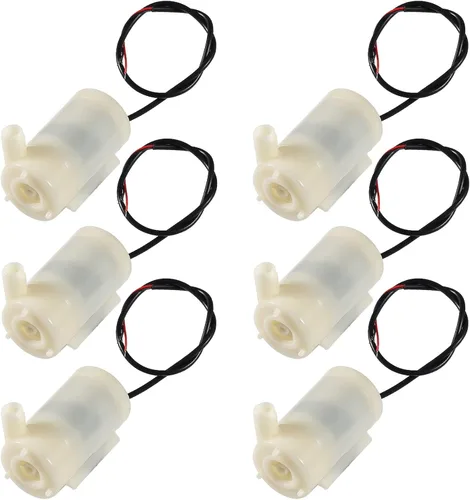 Vista 10 de 4 piezas DC 3-5 V micro sumergible mini bomba de agua para acuarios pecera estanque fuente hidropónica jardín