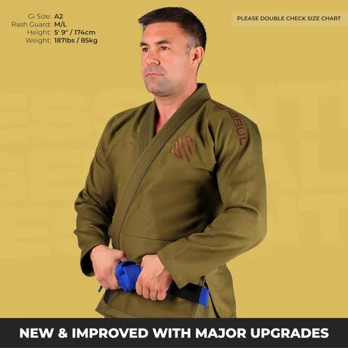 Vista 37 de Sanabul Essentials V.2 Ultra Light BJJ Jiu Jitsu Gi (ver guía especial de tallas)