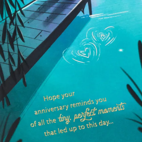 Vista 5 de Tarjeta de aniversario de Hallmark para pareja (Momentos perfectos)