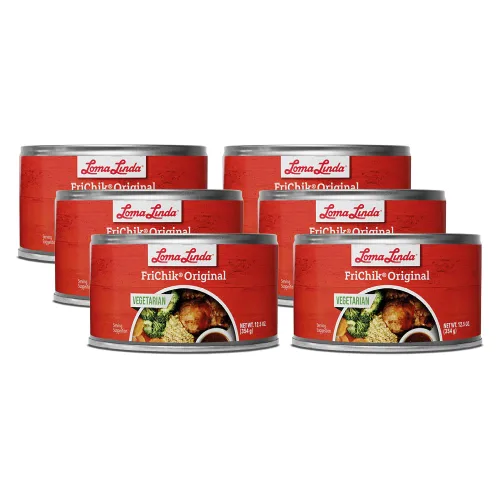 Vista 4 de Loma Linda - Sustitutos de carne a base de plantas una lata (37.5 oz) (FriChik)