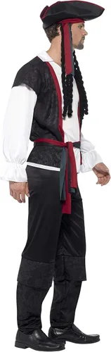 Vista 2 de Disfraz de capitán pirata Smiffy's para hombres