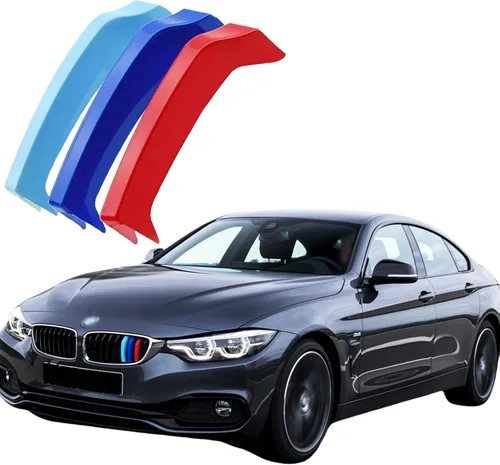 Vista 13 de Insertos de Parrilla Automotriz para BMW Serie 3 E92 E93 320i 325i 330i 335i 2006-2009 (Solo Compatible con 14 Vigas), Accesorios de Parrilla Frontal