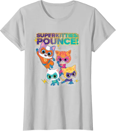 Vista 21 de Disney Junior SuperKitties Pounce! Camiseta de equipo completo, talla S