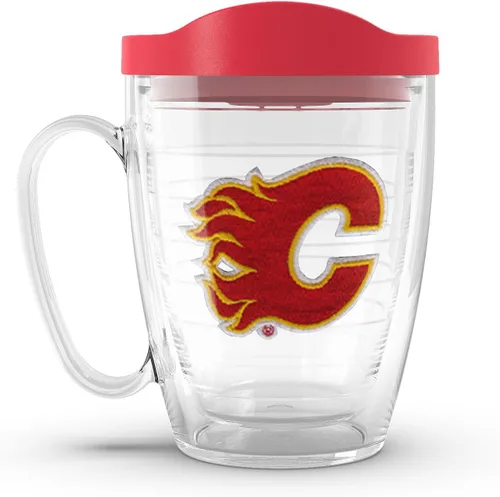 Vista 20 de Taza aislada Tervis de doble pared fabricada en Estados Unidos con logotipo principal de NHL Buffalo Sabres, mantiene las bebidas frías y calientes