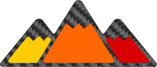Vista 68 de Insignia tricolor - Compatible con Toy Taco, Tun y 4Run Negro con escala de grises TRI