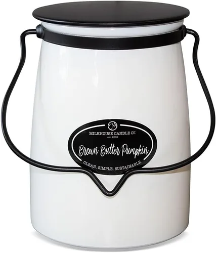 Vista 29 de Milkhouse Candle Company Apple Strudel - Vela de soja – Canela Manzana Aroma de vainilla – Tarro de crema de 5 onzas con tapa, más de 35 horas