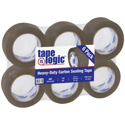 Vista 7 de Aviditi Tape Logic - Cinta de embalaje termofusible resistente, transparente de 2 pulgadas x 55 yardas, 1.9 mil, paquete de 6, perfecta para Claro