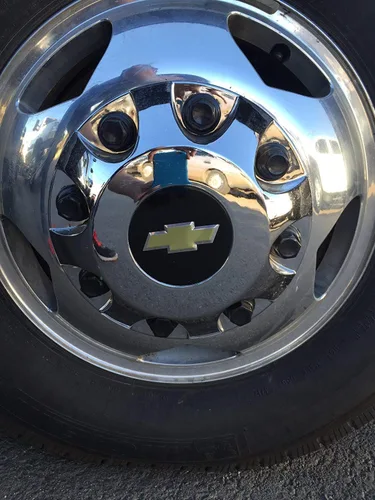 Vista 6 de Simulador de una rueda de A+ 17", de acero inoxidable, juego para 2011 Current GM/Chevy 3500HD