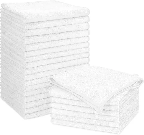 Vista 23 de Orighty Paño de Limpieza de Microfibra Negro, Paquete de 150 Unidades de Suministros de Limpieza Altamente Absorbentes, Trapos de Limpieza de Cocina