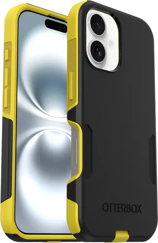 Vista 11 de OtterBox Funda para iPhone 16 Commuter Series - Jeans azul bebé, funda delgada y protectora para iPhone, de doble capa, absorción de impactos
