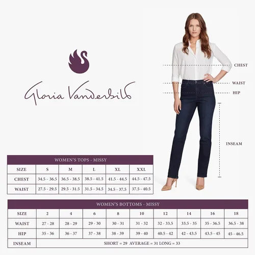 Vista 6 de Gloria Vanderbilt - Jeans Amanda clásicos, cónicos y de tiro alto, para mujer
