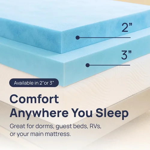 Vista 6 de Sure2Sleep Cool Gel Swirl - Cubre colchón de gel de 2 - 3 pulgadas