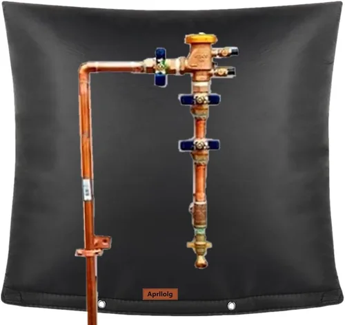 Vista 8 de Funda aislante de reflujo, bolsa aislante para válvula de rociador de agua, bomba de pozo, medidor de agua, prevención de reflujo, cubiertas