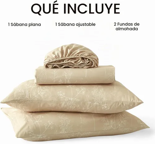 Vista 7 de HYPREST - Sábanas suaves, transpirables, lindas, bolsillo profundo de 18 pulgadas, 1800 hilos, estilo bohemio, certificado Oeko-Tex, matrimonial