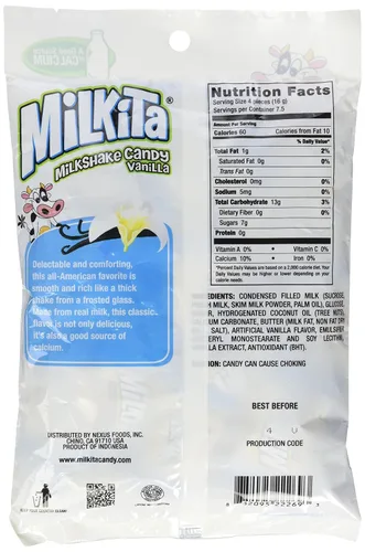 Vista 2 de Unican - Caramelo de leche Milkita (peso neto: 4.23 onzas)
