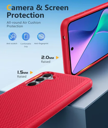 Vista 1053 de FNTCASE Funda para iPhone 17 Pro: Fundas delgadas translúcidas de color azul claro compatibles con MagSafe, protección completa de la cámara