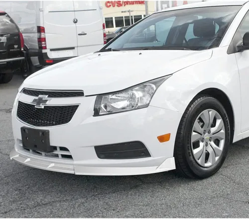 Vista 5 de Q1-TECH, borde de parachoques delantero compatible con Chevrolet Cruze 2011 - 2014, alerón de parachoques delantero, kit de cuerpo de barbilla