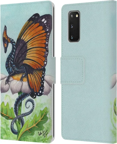 Vista 157 de Head Case Designs Officially Licensed Carla Morrow Galactic Entrancement Dragons Leather Wallet Case Compatible with Samsung Galaxy A07 4G