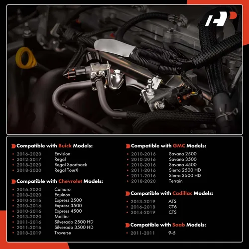 Vista 2 de A-Premium MAP - Sensor de presión absoluta del colector compatible con Buick, Cadillac, Chevy, GMC - Envision, Regal, Camaro, Equinox, Express