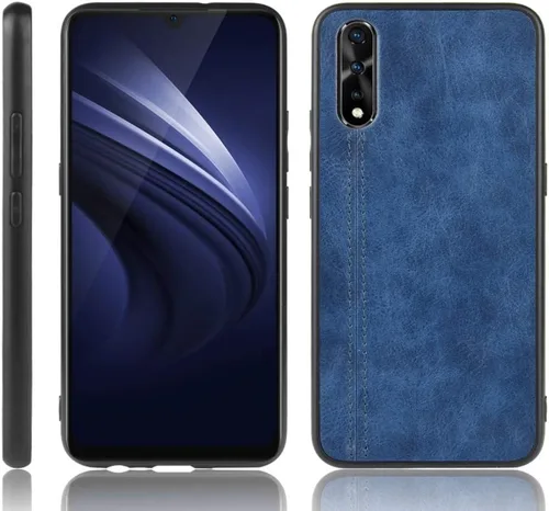Vista 38 de Funda para Vivo iQOO Z1x 5G, funda para Vivo iQOO Z1x 5G Funda de piel sintética con funda 3 en 1, color azul