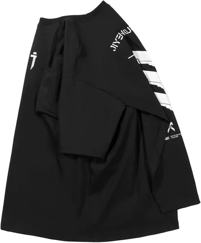 Vista 7 de Niepce Inc Streetwear Cyberpunk Elbow Sleeve Graphic Tees Hombres