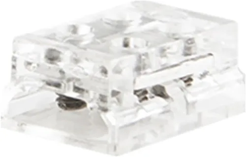 Vista 7 de WAC Lighting T24-BS-PM-CL, Basics & Gemini - Conector I de alimentación a cinta de 24 V CC (paquete de 10)