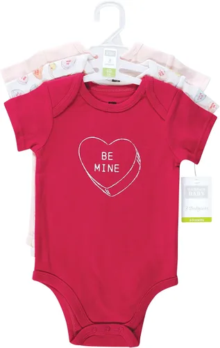Vista 176 de Hudson Baby baby-girls Cotton Bodysuits 3-pack