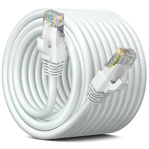 Vista 26 de Maximm Cable Ethernet Cat 6, cable de red y conexión de alta velocidad de 10 pies, UTP, 10 Gbps, cable Ethernet de 550 MHz, color naranja
