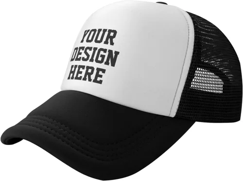 Vista 2 de Sombrero personalizado tu diseño aquí, sombrero personalizado diseña tu propio sombrero clásico para hombre y mujer camionero
