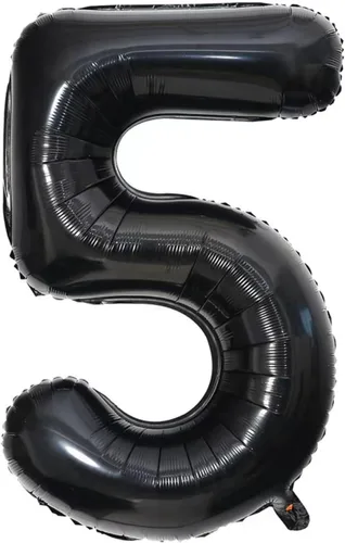 Vista 2 de Globos negros del número 50 de 40 pulgadas con corona, globos de cumpleaños 50 para hombres y mujeres, decoraciones de cumpleaños 50, globos