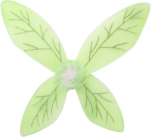 Vista 5 de ACSUSS Disfraz de princesa de hada verde para niñas con volantes vestido de baile de satén tutú