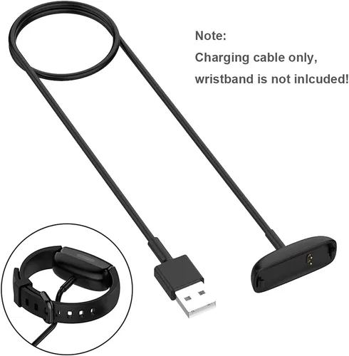 Vista 5 de Emilydeals Cargador para Fitbit Inspire 2, Ace 3 cable de carga USB de repuesto con cable de 3.3 pies para Fitbit Inpsire 2 y Ace 3 (1)