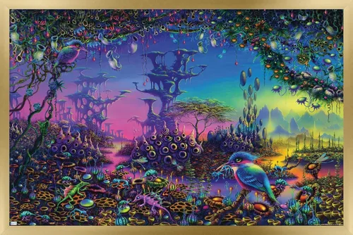 Vista 8 de Trends International Danny Flynn - Riverside Wall Poster, 22.4L x 14.7W, Barnwood Framed Version Versión enmarcada Barnwood