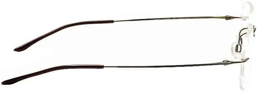 Vista 16 de Charmant Eyeglasses TI8600 TI/8600 SI - Marco óptico sin montura plateada de 0.748 x 5.512 in