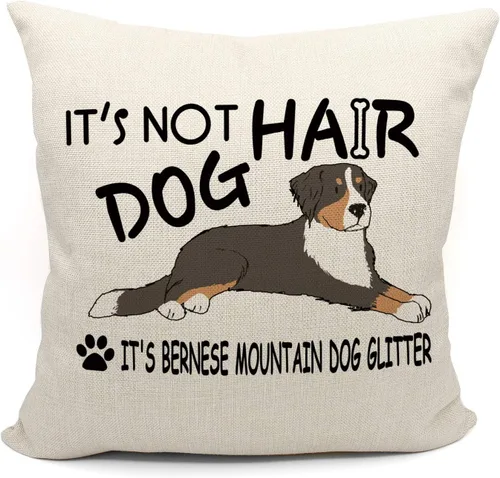 Vista 10 de Mancheng-zi Fundas de almohada para perros, 18x18 - Almohada de patas, Regalos para amantes de los perros