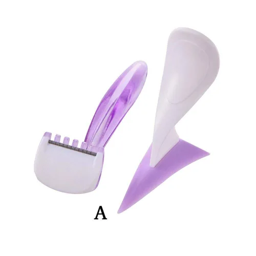 Vista 8 de Afeitadora de bikini para mujer, afeitadora privada dedicada, maquinilla de afeitar de pelo púbico y plantilla de afeitar de bikini, herramienta