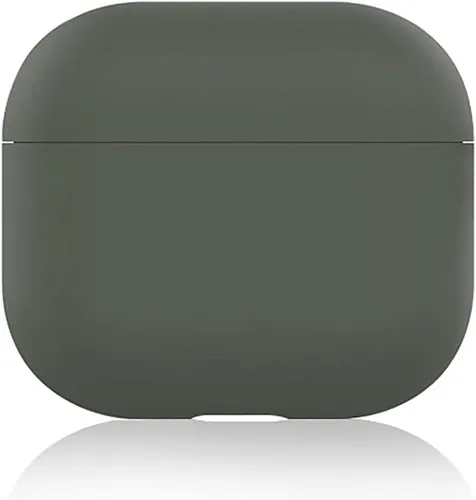 Vista 11 de Funda compatible con Airpods 3, funda de silicona suave, sin llavero para AirPods de 3ª generación, funda protectora ultrafina de 0.069 pulgadas