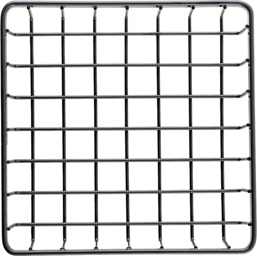Vista 3 de G.E.T. WB-662-MG - Cesta cuadrada de alambre de almacenamiento de metal para despensa, productos y más, 6 x 6 x 2 pulgadas