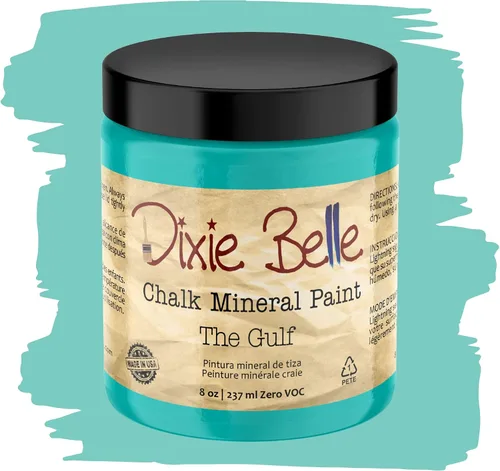 Vista 184 de Pintura para muebles con acabado de tiza Dixie Belle Paint Company - Amatista (4oz) - Pintura mineral de tiza chic púrpura profundo mate