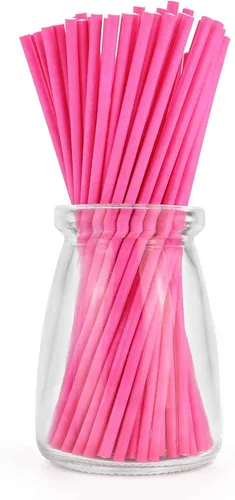 Vista 11 de 100 palitos de papel para paletas de papel, 6 pulgadas por 5/32 pulgadas (azul)